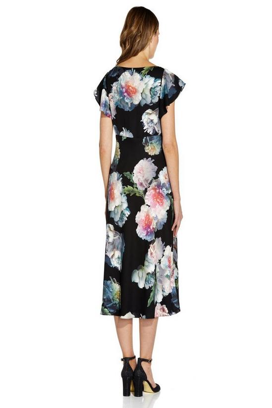 Adrianna Papell Floral Printed Bias Dress 2