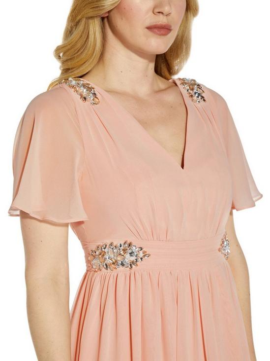 Adrianna Papell Embellished Chiffon Gown 2