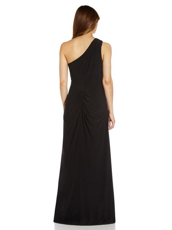Adrianna Papell Jersey One Shoulder Gown 2
