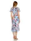 Adrianna Papell Floral Faux Wrap Ruffle Dress thumbnail 3