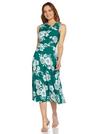 Adrianna Papell Floral Printed Bias Dress thumbnail 1
