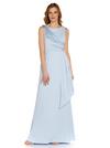 Adrianna Papell Knit Crepe Satin Gown thumbnail 1