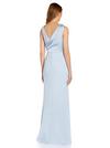 Adrianna Papell Knit Crepe Satin Gown thumbnail 3