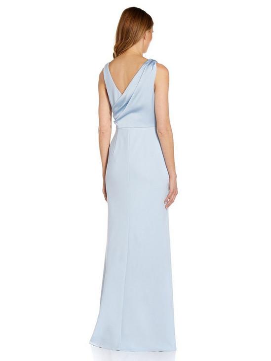 Adrianna Papell Knit Crepe Satin Gown 3