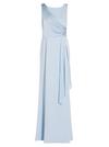 Adrianna Papell Knit Crepe Satin Gown thumbnail 5