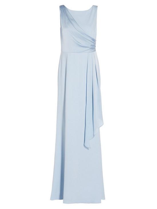 Adrianna Papell Knit Crepe Satin Gown 5