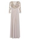 Adrianna Papell Beaded Gown With Soft Skirt thumbnail 5