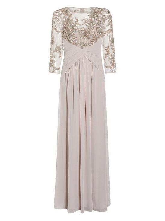 Adrianna Papell Beaded Gown With Soft Skirt 5