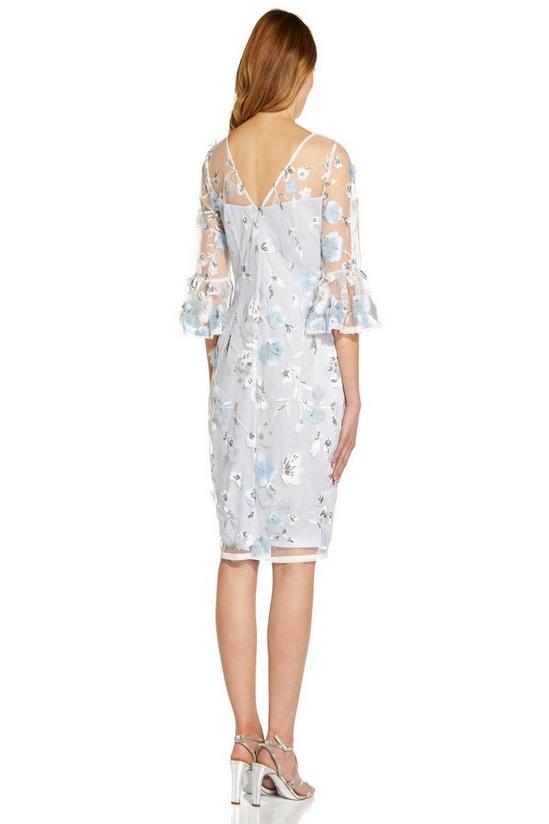 Adrianna Papell Embroidered Sheath Dress 3