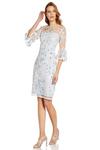 Adrianna Papell Embroidered Sheath Dress thumbnail 4