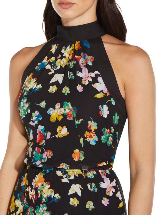 Adrianna Papell Floral Printed Midi Dress 2