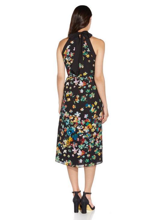 Adrianna Papell Floral Printed Midi Dress 3