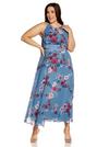 Adrianna Papell Plus Floral Ankle Length Dress thumbnail 4