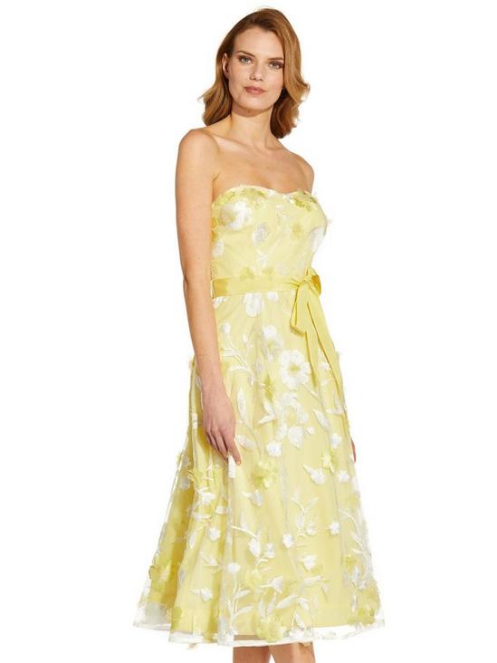 Adrianna Papell Floral Embroidered Dress 1