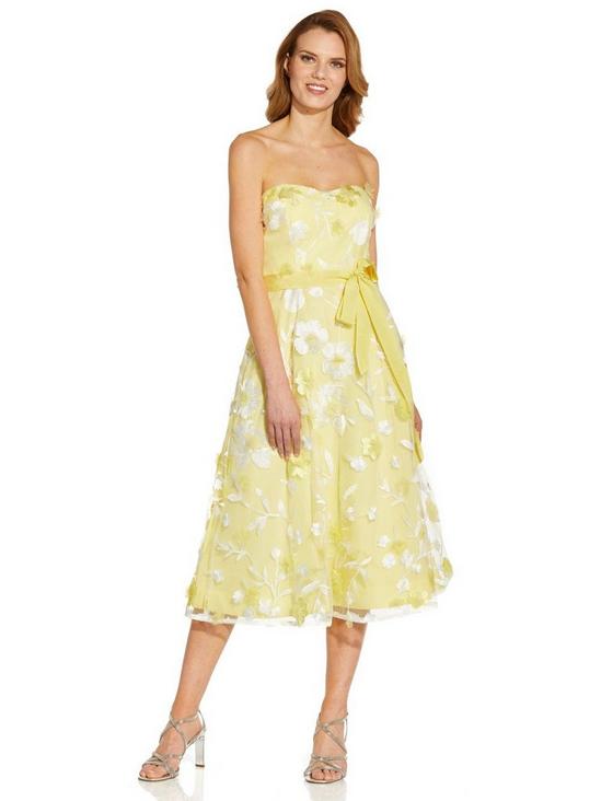 Adrianna Papell Floral Embroidered Dress 4