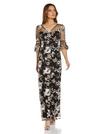 Adrianna Papell Embroidered Column Gown thumbnail 4