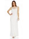 Adrianna Papell Halter Beaded Gown thumbnail 1