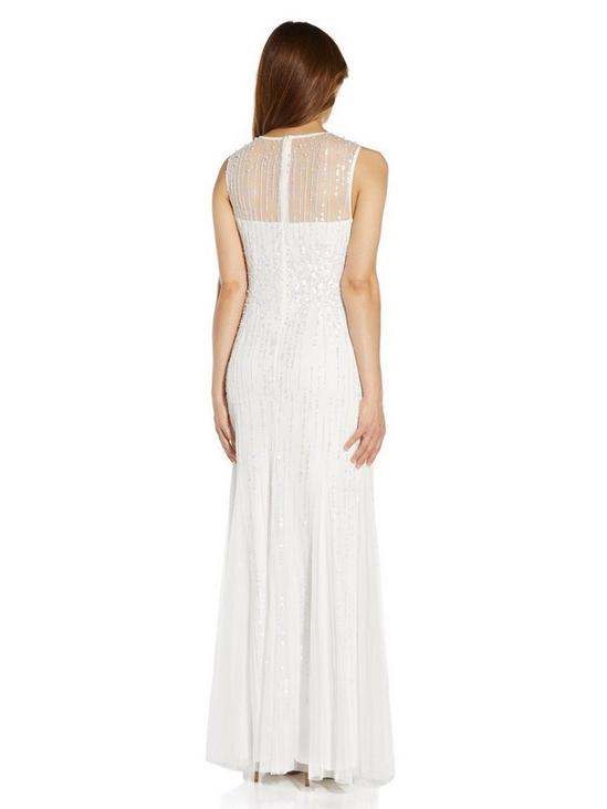 Adrianna Papell Halter Beaded Gown 3