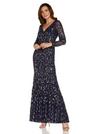 Adrianna Papell Stretch Sequin Gown thumbnail 1