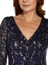 Adrianna Papell Stretch Sequin Gown thumbnail 2