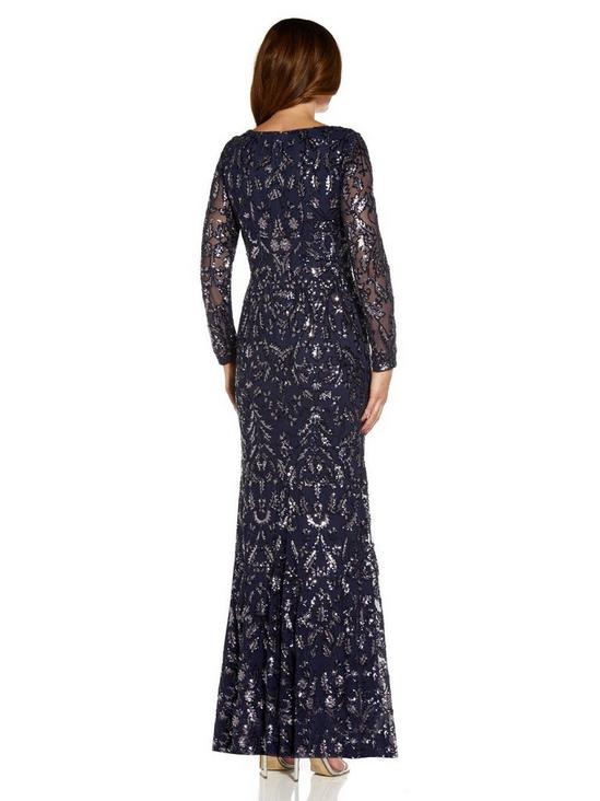 Adrianna Papell Stretch Sequin Gown 3