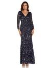 Adrianna Papell Stretch Sequin Gown thumbnail 4