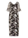 Adrianna Papell Plus Embroidered Column Gown thumbnail 5