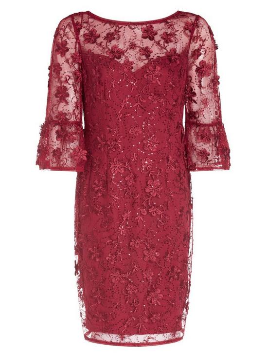 Adrianna Papell Sequin Embroidery Sheath Dress 5