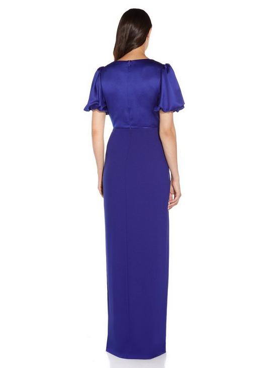 Adrianna Papell Satin Crepe Gown 3