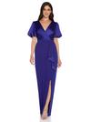 Adrianna Papell Satin Crepe Gown thumbnail 4