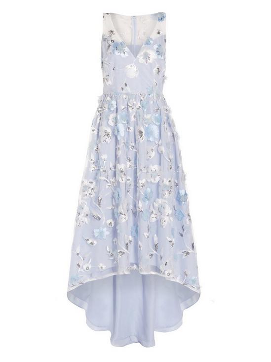 Adrianna Papell Floral Embroidered Gown 5
