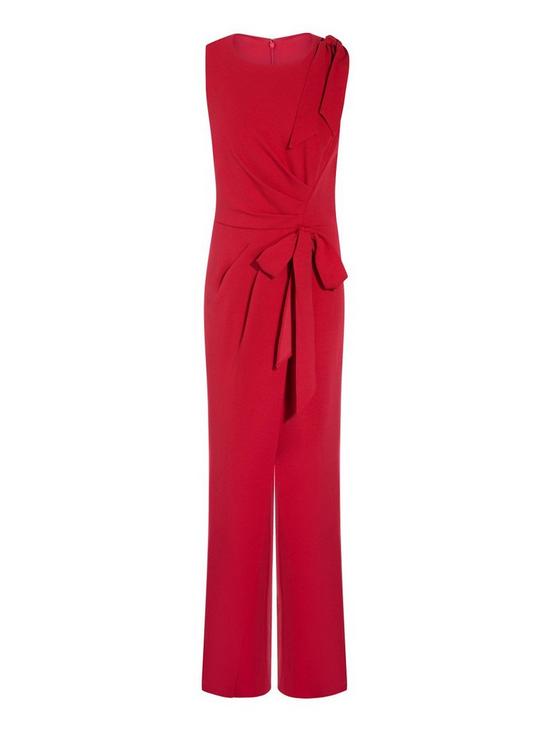 Adrianna Papell Crepe Bow Detail Jumpsuit 5