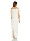 Adrianna Papell Off Shoulder Beaded Gown thumbnail 3