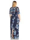 Adrianna Papell Plus Embroidered Lace Gown thumbnail 3