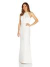 Adrianna Papell Satin Crepe Gown thumbnail 1