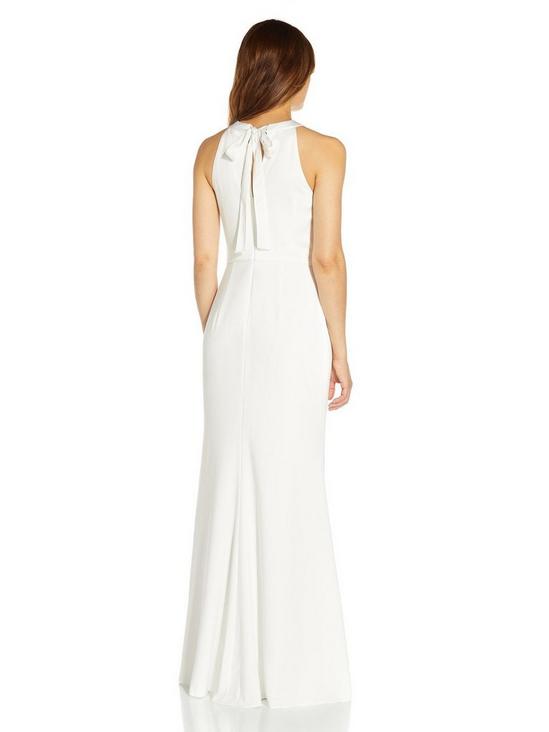 Adrianna Papell Satin Crepe Gown 3