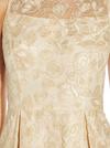 Adrianna Papell Embroidered Tea Length Dress thumbnail 2
