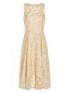 Adrianna Papell Embroidered Tea Length Dress thumbnail 5