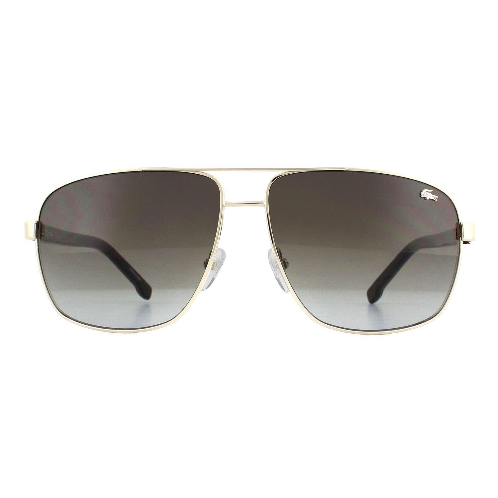 aviator gold brown gradient sunglasses
