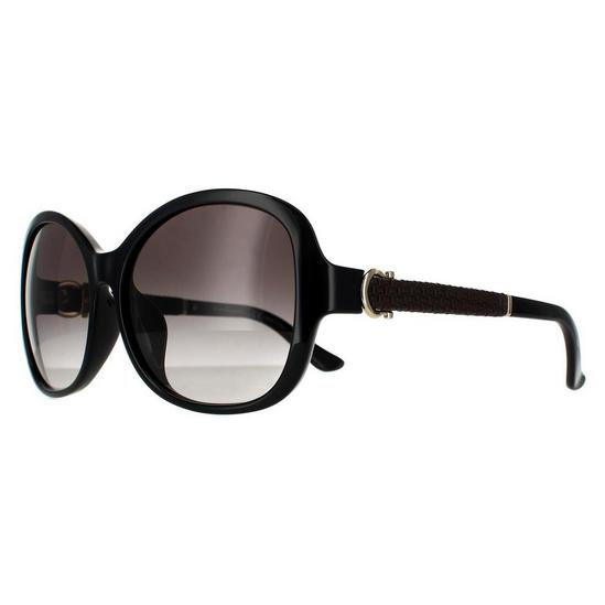 Salvatore Ferragamo Fashion Black Grey Gradient Sunglasses 2