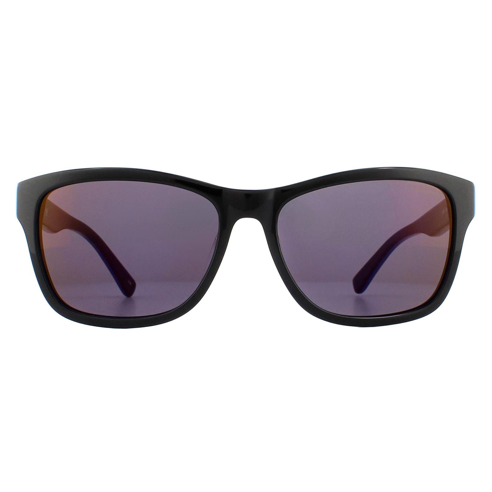Rectangle Black Blue Purple Sunglasses
