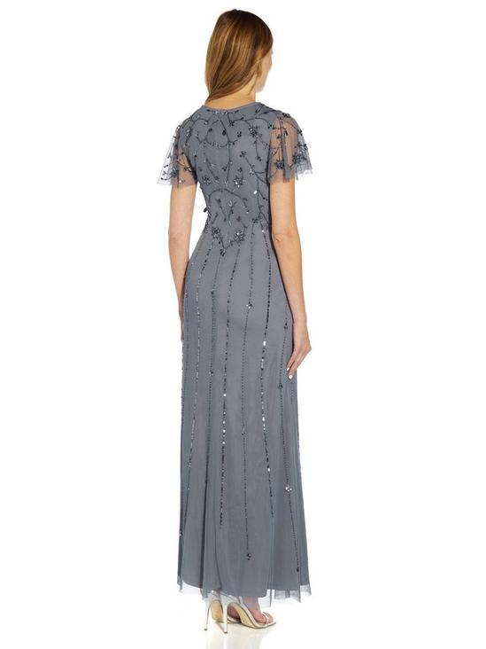Papell Studio Beaded Long Gown 3