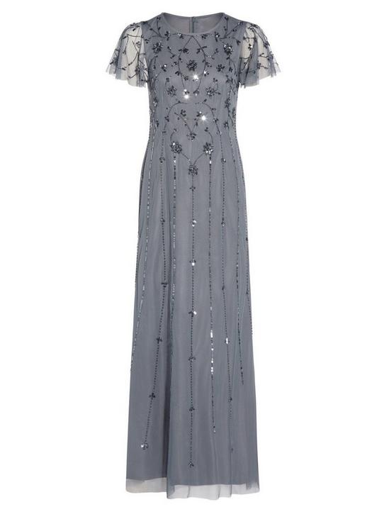Papell Studio Beaded Long Gown 5