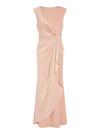 Adrianna Papell Satin Crepe Gown thumbnail 5