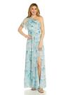 Adrianna Papell One Shoulder Long Dress thumbnail 1