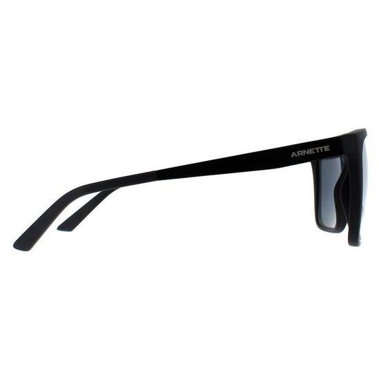 Arnette Square Matte Black Dark Grey Polarized Chapinero AN4261 Sunglasses 4