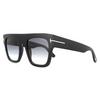 Tom Ford Square Shiny Black Grey Smoke Gradient Sunglasses thumbnail 2