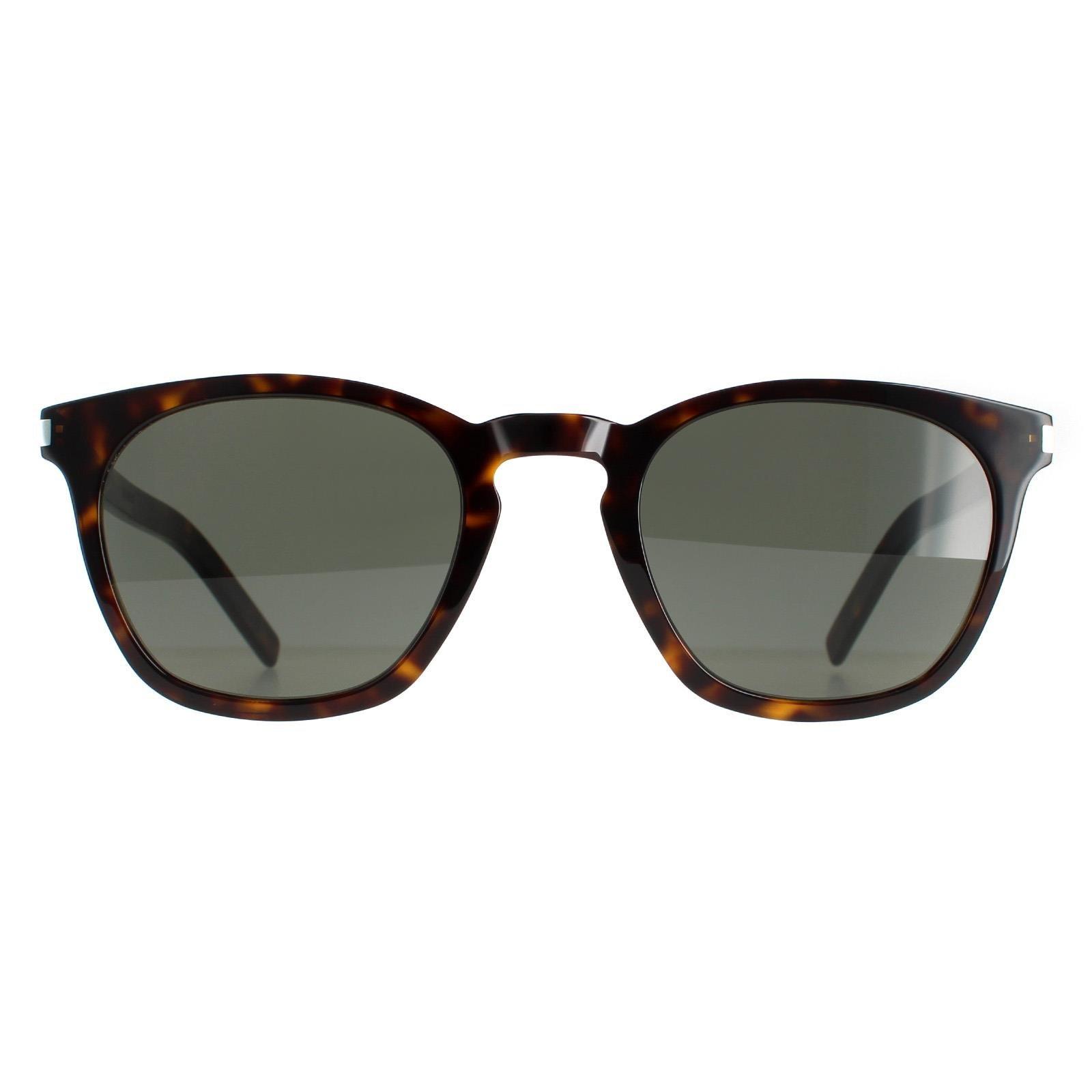 Square Dark Havana Grey SL 28 SLIM Sunglasses