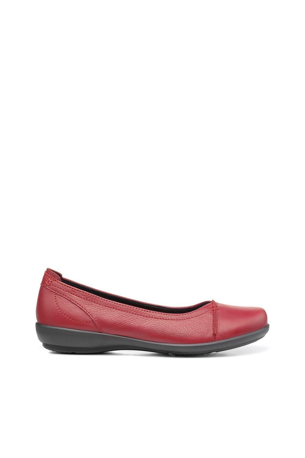 Hotter Women's 'Robyn II' Ballet Pumps|Size: 7|red