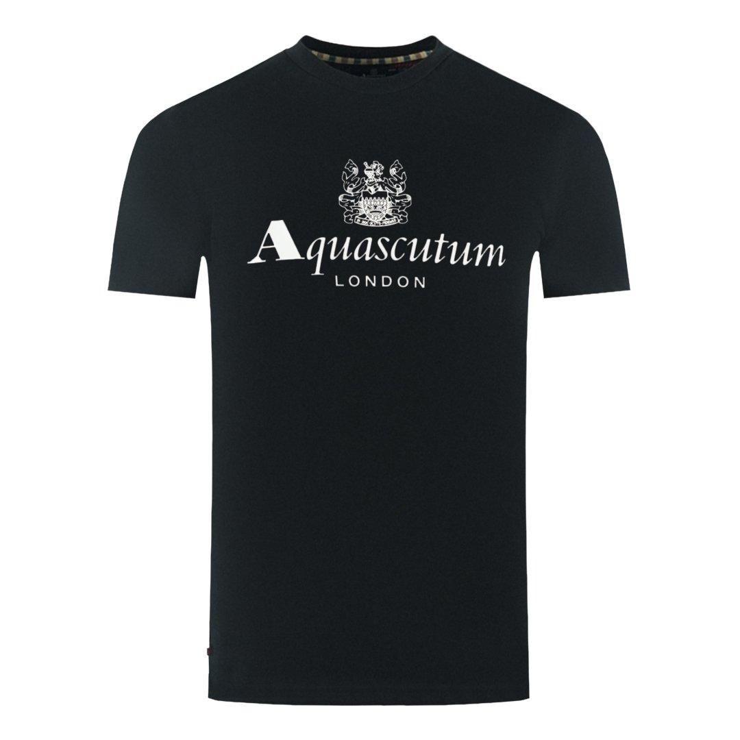 london aldis brand logo black t-shirt
